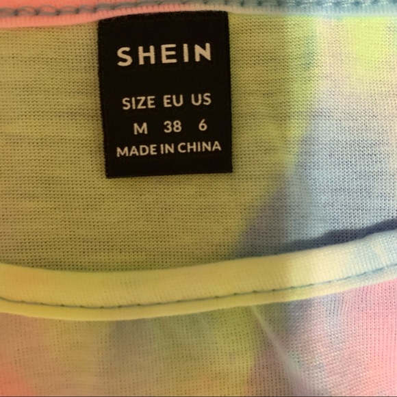 Brand new Shein Pastel Tie-Dye Sundress. Size Medium - Picture 7 of 9